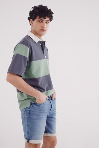 Bermuda in jeans - Celeste