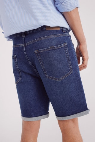 Bermuda in jeans - Blu scuro