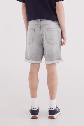 Bermuda in jeans - Grigio chiaro
