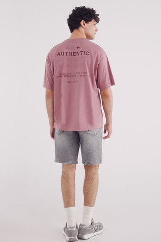 Bermuda in jeans - Grigio chiaro