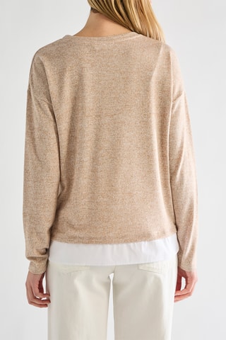 T-shirt - Beige melange