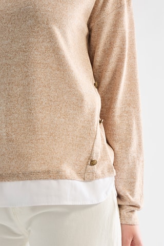 T-shirt - Beige melange