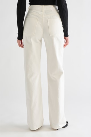 Jeans a vita alta - Ecrù