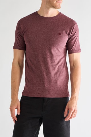 T-shirt - Bordeaux melange