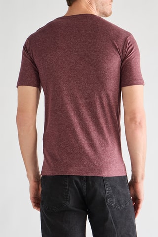 T-shirt - Bordeaux melange