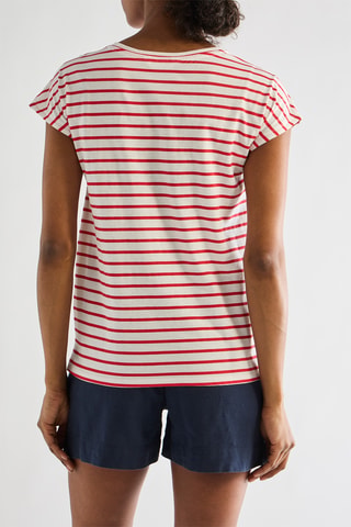 T-shirt - Bianco e rosso