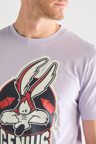 T-shirt Genius Looney Tunes - Malva