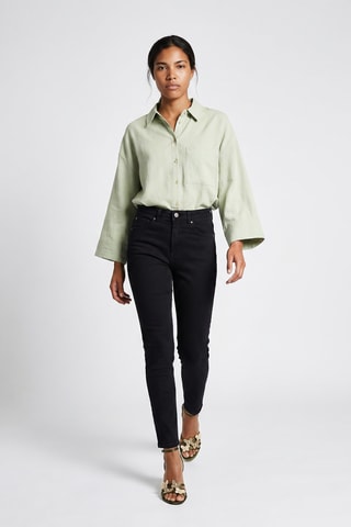 Jeans a vita alta - Blu
