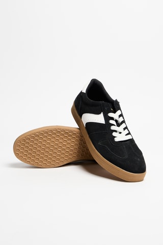 Sneakers in pelle - Nero