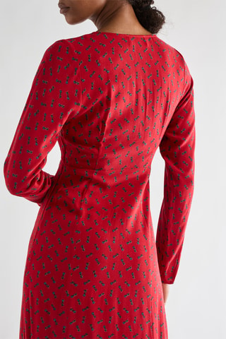 Abito midi - Rosso