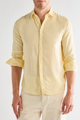 Camicia in lino - Giallo