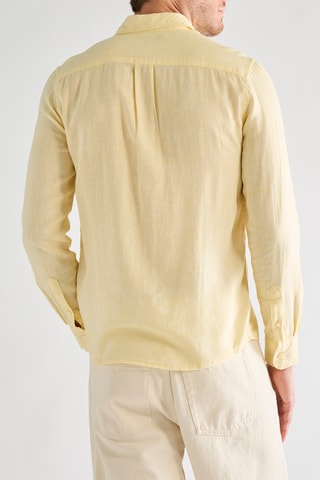 Camicia in lino - Giallo