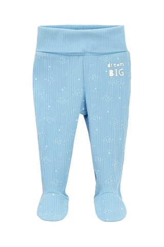 2 pantalons - Blanc et Ciel
