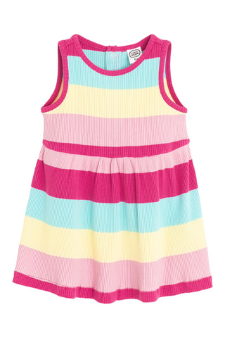 Robe - Jaune et fuchsia