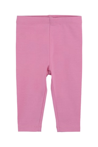 3 leggings - Orange et rose