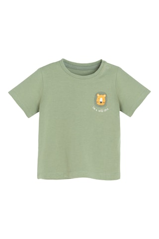 3 t-shirts - Vert, blanc et jaune