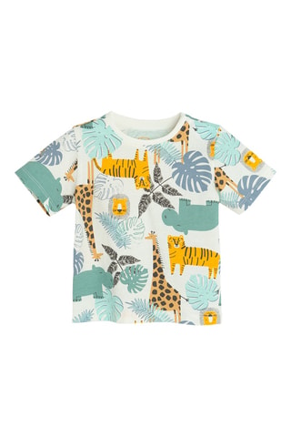 3 t-shirts - Vert, blanc et jaune