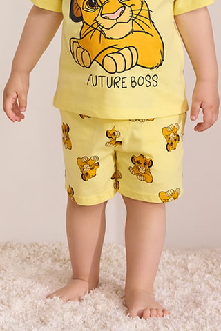 Short Simba Le Roi Lion Disney - Jaune