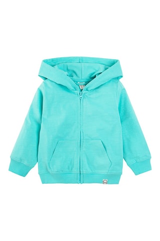 Sweat à capuche Turquoise