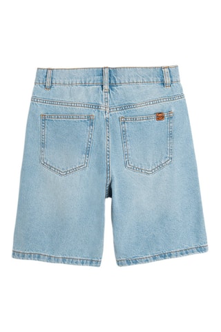 Short en jean Bleu