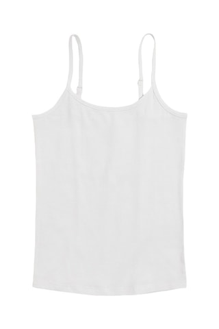 3 débardeurs en coton biologique - Blanc, rose et noir