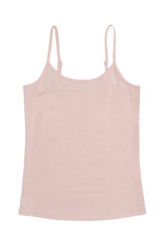3 débardeurs en coton biologique - Blanc, rose et noir