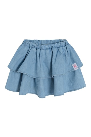 Body et jupe en jean Peppa Pig Blanc et bleu marine