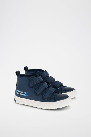 Baskets montantes NASA Bleu marine