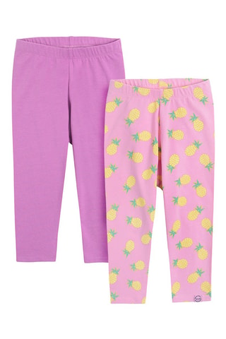 2 leggings - Rose