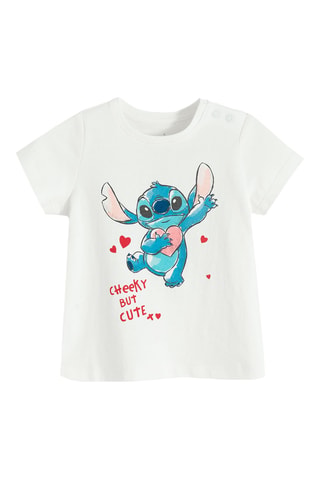 T-shirt Stitch Lilo et Stitch Disney - Blanc