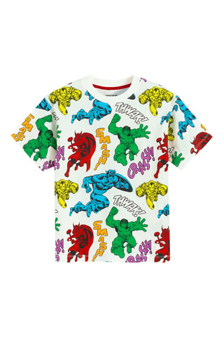 T-shirt Avengers Marvel - Blanc