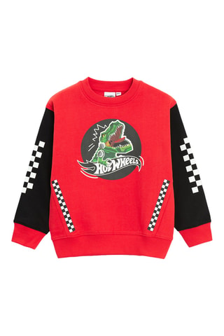 Sweat T-Rex Hot Wheels - Rouge
