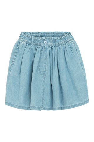 Jupe en jean - Bleu cobalt