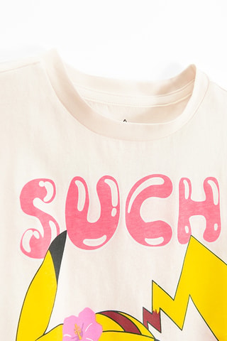 T-shirt Pikachu Pokémon - Blanc