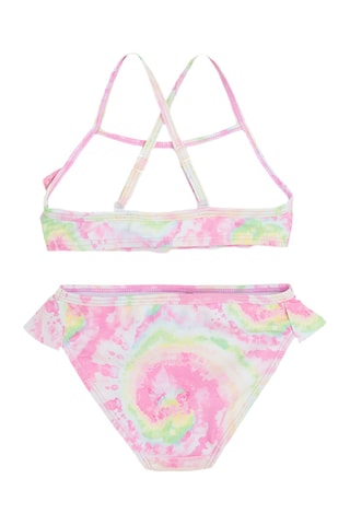 Maillot 2 pièces tie and dye - Rose poudré