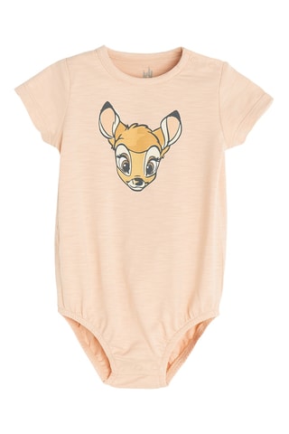 2 bodys Bambi Disney - Rose poudré et saumon