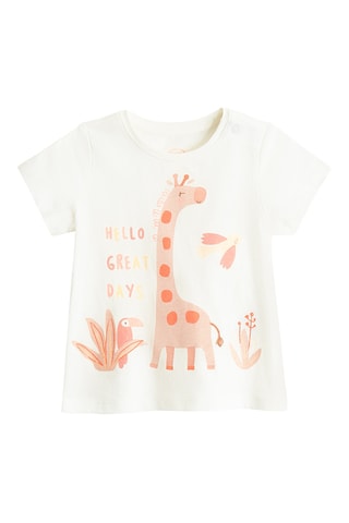 2 t-shirts - Rose et blanc