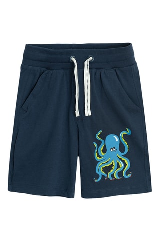 T-shirt et short - Blanc et bleu marine