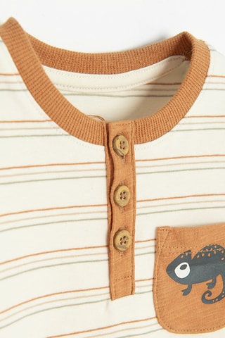 Body et short - Ecru et camel