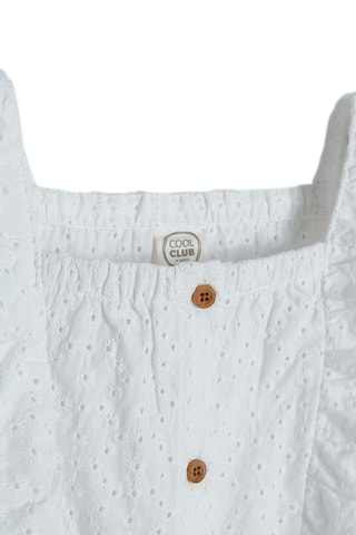 Blouse en broderie anglaise - Blanc