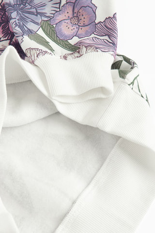 Sweat - Blanc et violet