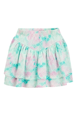 Jupe - Vert d’eau et rose