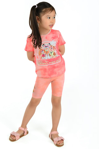 Cycliste tie and dye Pat’ Patrouille - Saumon