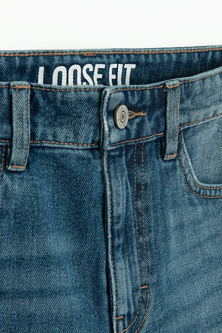 Short en jean - Bleu