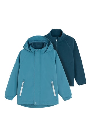 Parka 2-en-1 - Bleu canard