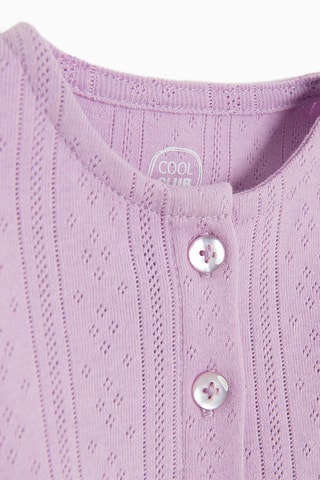 Body-robe et gilet - Saumon et mauve