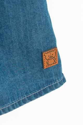 Robe en jean - Bleu foncé
