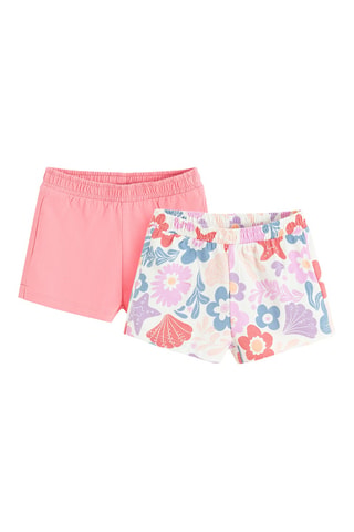 2 shorts - Rose et blanc