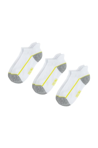 3 paires de socquettes - Blanc et gris