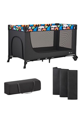 Lit parapluie Joy 2 - Jusqu'à 13 kg - Noir
